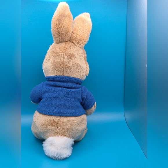 Plush Rabbit Toy with Blue Jacket Peter Rabbit - Picture 2 of 4